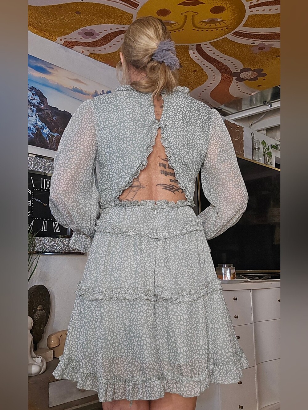 Tinx Ruffle Mini Dress - Picture 2 of 2